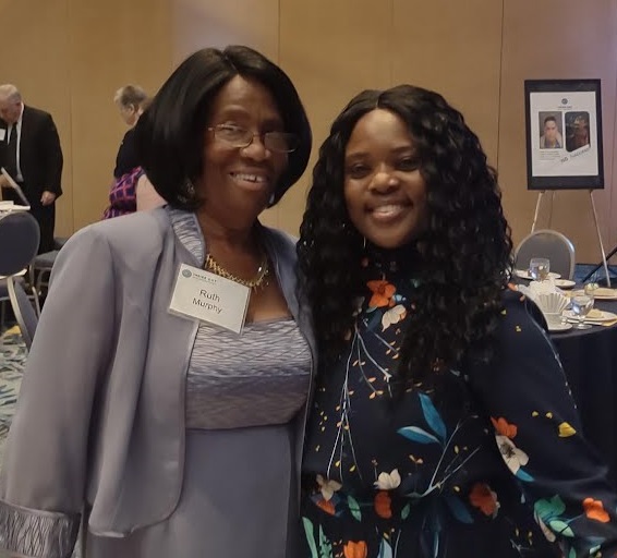 A.Harris with Ruth Murphy